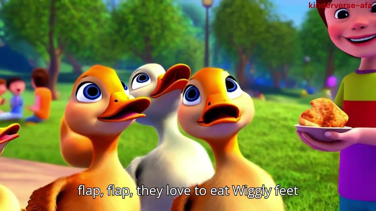 🎵 Quack Quack! Let’s Feed the Ducks 🦆  Fun Kids Song & Dance Sing Along & Learn 🎶