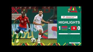 Tunisia 🇹🇳 VS 🇬🇲 Gambia (0-1) Afcon 2025 Qualifiers Watch Highlights And All Goals