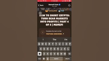 HOW TO SHORT CRYPTO: TURN BEAR MARKETS INTO PROFITS | PART 4 OF 5 | MEMEFI #kbsocialtech #memefi