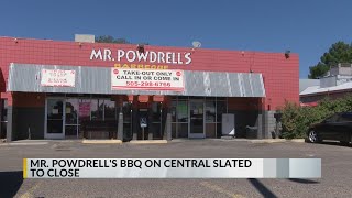 Mr. Powdrell's Barbeque House set to close Central Avenue location