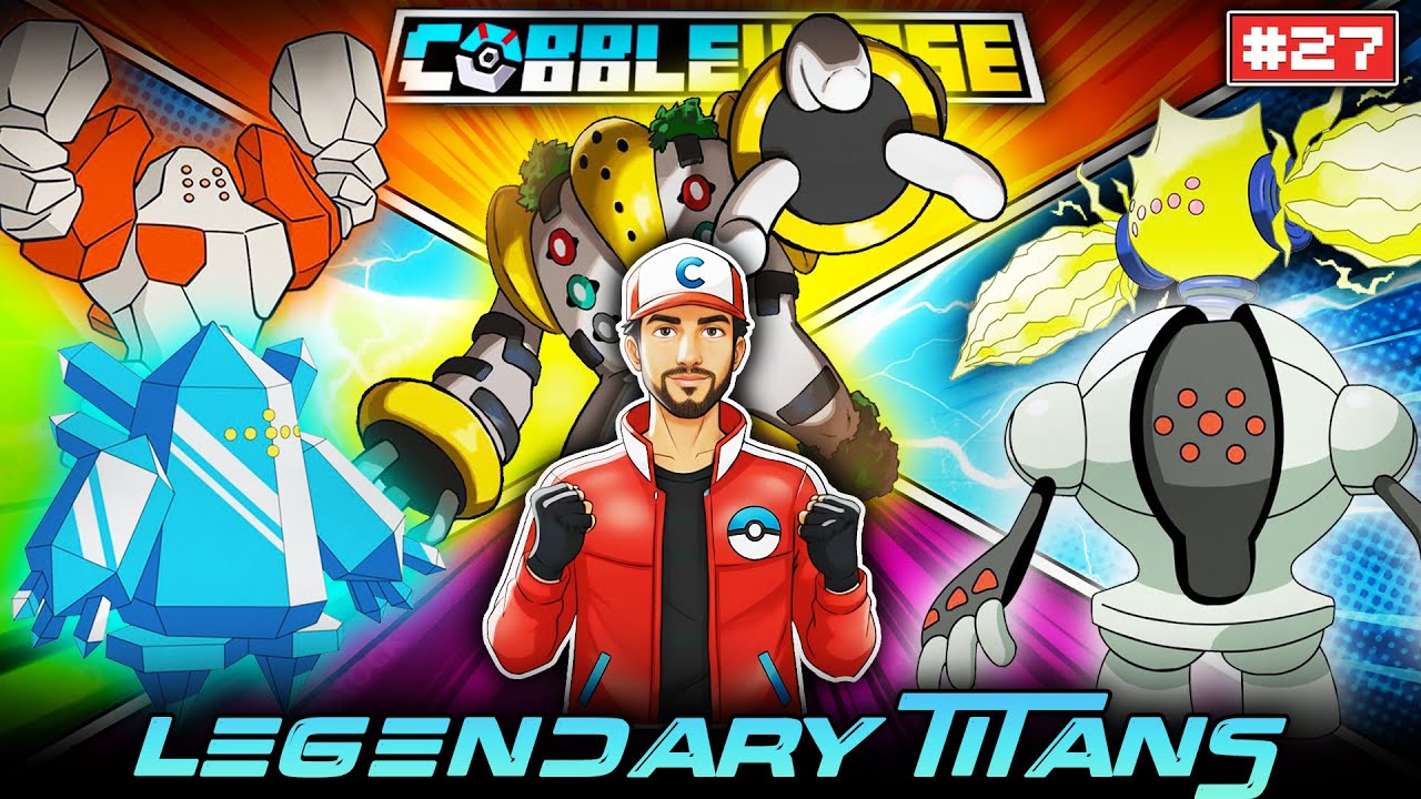 All Legendary Titans Captured in Cobbleverse (Regice, Regirock