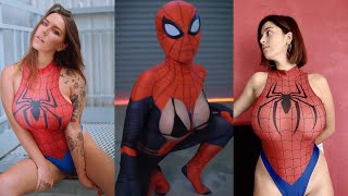 Spider-Man Cosplay compilation (spider girl) #11 🥰😘💕 #TikTok