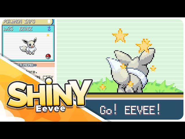 Gen 3] Got my shiny Eevee in Fire Red after about 5000 SR's : r
