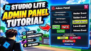 🔥 FREE Admin Panel v2.5 for Roblox! (Studio Lite) 😈⚡