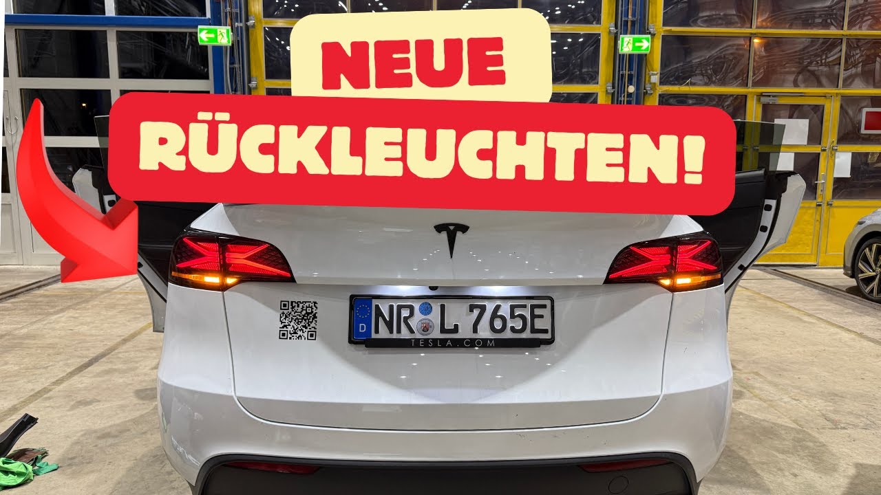 X-TREME Rückleuchten im Tesla Model Y verbaut 😎