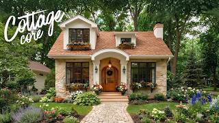 Finally Found My Dream Cottage in the Flowers 🌸 | Stone House Tour & Cottagecore Life | ASMR Tour