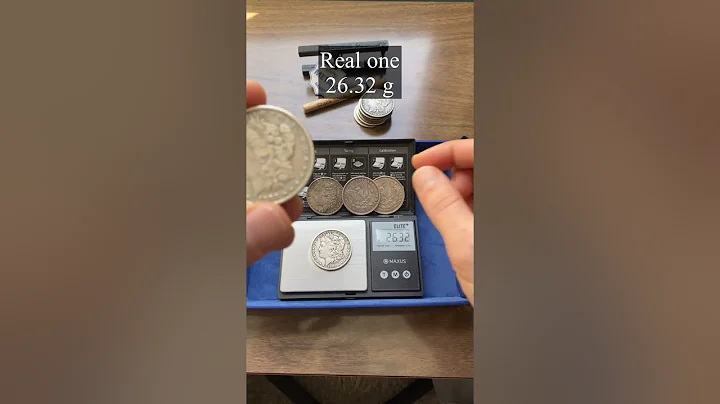 Real Silver Fake Morgan - Visual and Weight test