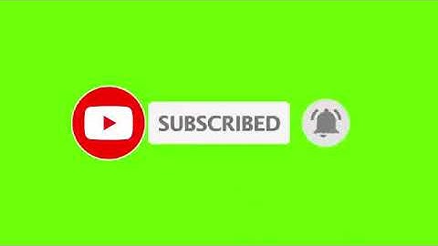 YOUTUBE ANIMATED GREEN SCREEN SUBSCRIBE BUTTON WITH BELL ICON SOUND TAN TAN/ Click Subscribe Button