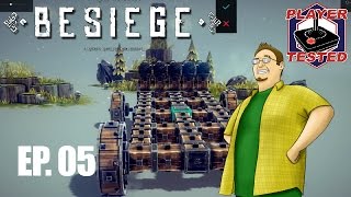 Short and Simple Cannon Shooter - Besiege Episode 5