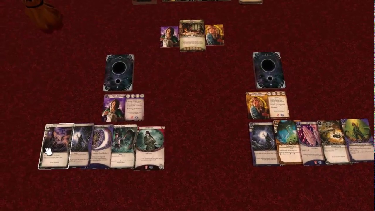 arkham horror card game setup Revisiting the 1st edition How to make Arkham Horror