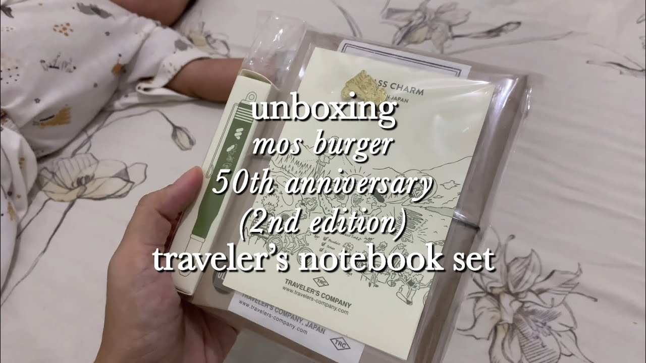 052. traveler's notebook mos burger 50th anniversary (2nd edition