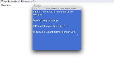 Tutorial Crud Php Mysql Pdo - Bagian 8 - #tutorialcrudpdophp