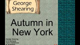 George Shearing: Autumn In New York.