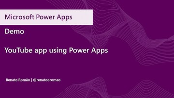 YouTube App using Power Apps - Demo