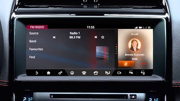 Jaguar XE 2017 | InControl Touch Pro Interactive Side Panel