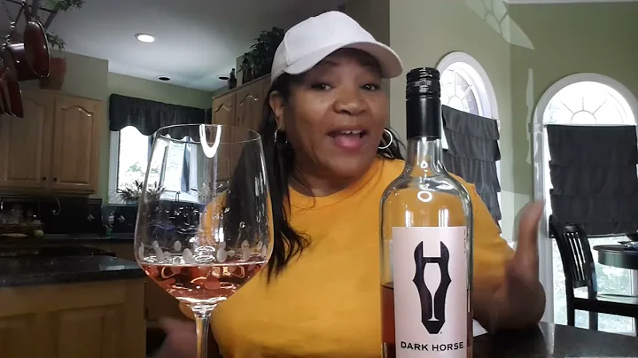 Vino rosado de Dark Horse: Sabor seco y amargo