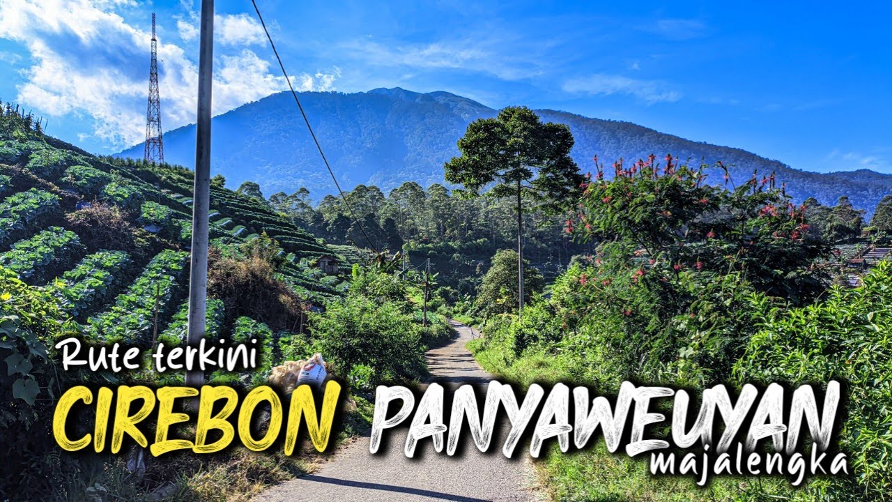 Jalan jalan dari Cirebon menuju terasering Panyaweuyan Majalengka via situ cipanten