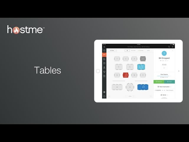 Understand Tables section on Hostme