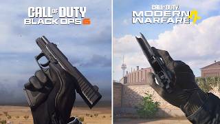 These two Cod games are only 2 years Apart - MW4 vs BO6 Comparison