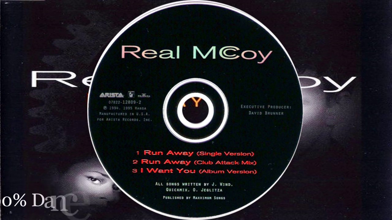 Real McCoy Run Away (Single Version) (1995) YouTube Real McCoy Run Away (Single Version) (1995) YouTube