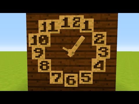 Video: Wie Erstelle Ich Eine Uhr In Minecraft