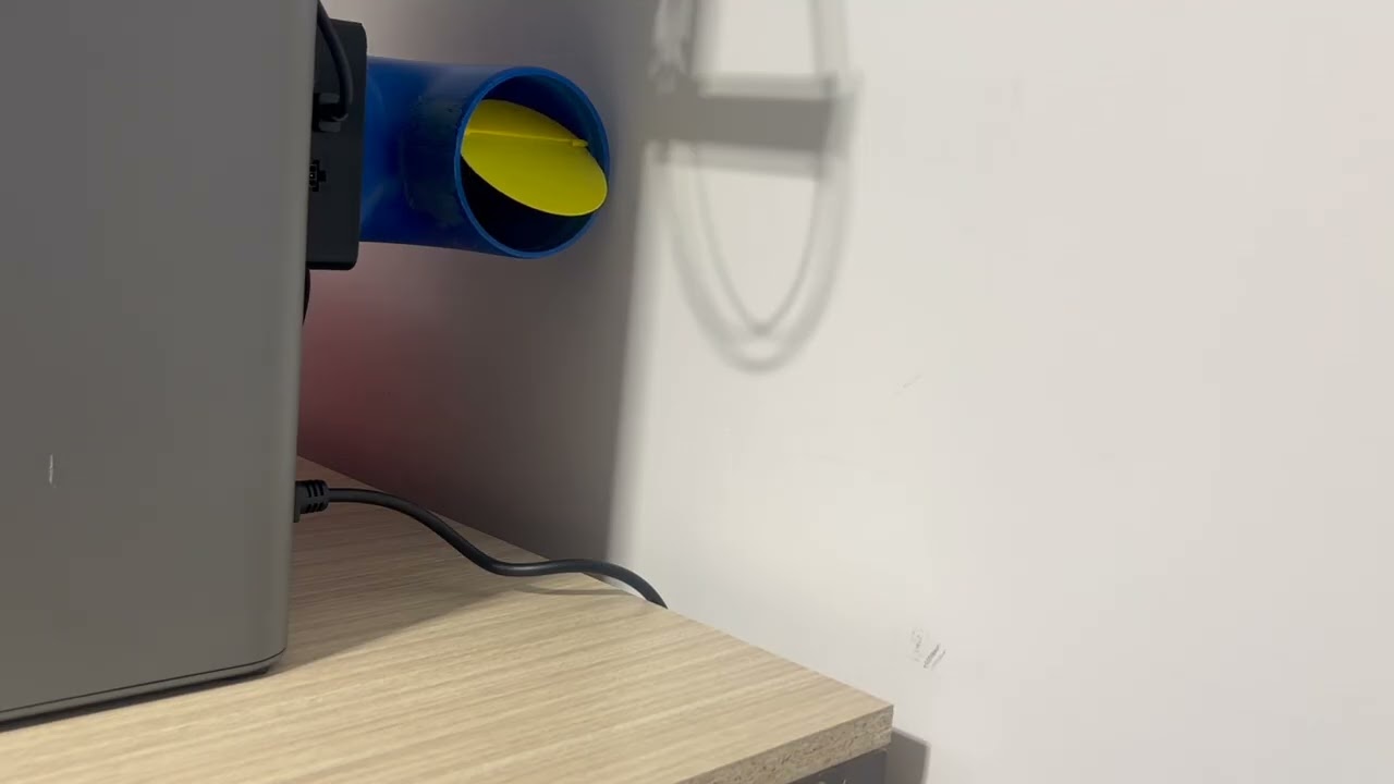 P2S Bambulab Exhaust 90deg with AirTrap