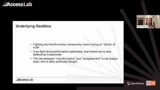 Misinformation, disinformation, and trust in scholarly communication - Access Lab 2025