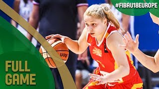 MKD v Moldova - Full Game - FIBA U18 Women's European Championship 2017