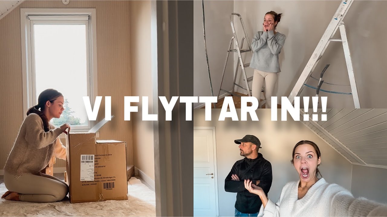 VI FLYTTAR ÄNTLIGEN IN I HUSET!