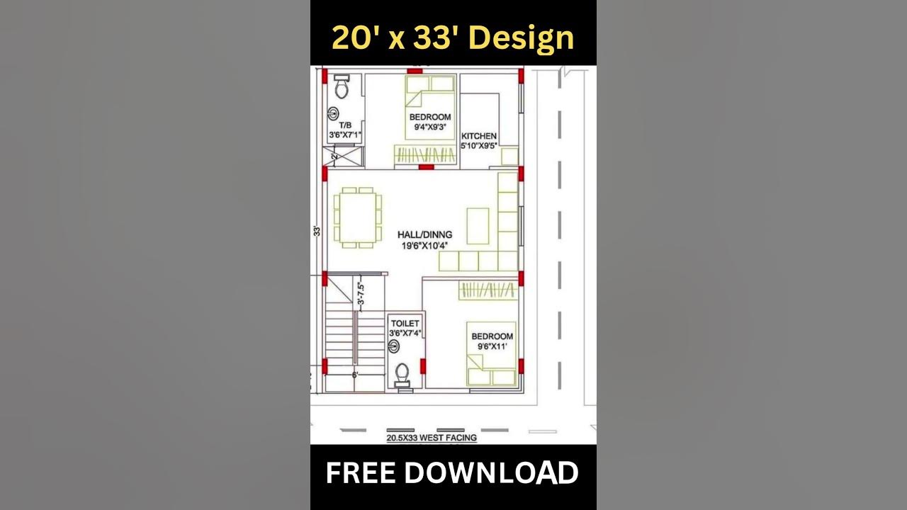 20x33-house-map-homedesign-ytshorts-viralshorts2024-tiktok