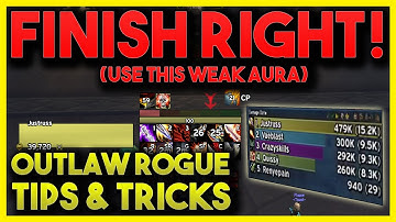 STOP WASTING COMBO POINTS!!! TOP DPS with this simple WeakAura!