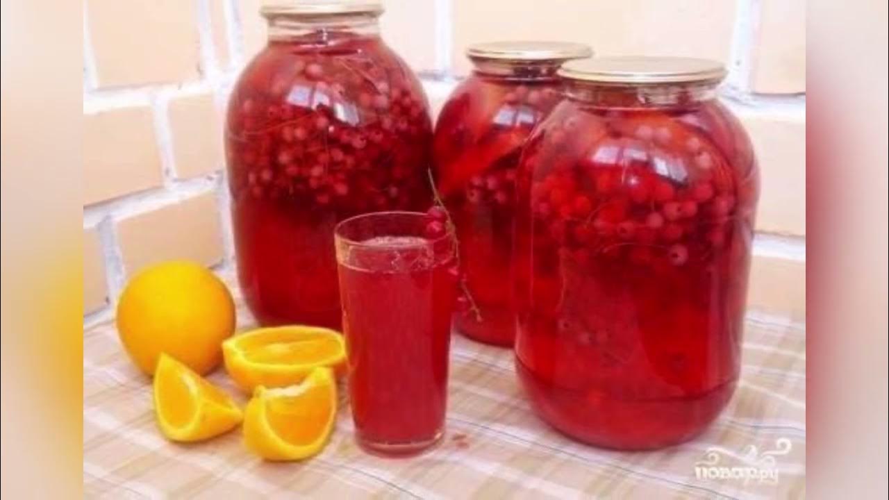 Красная смородина компот