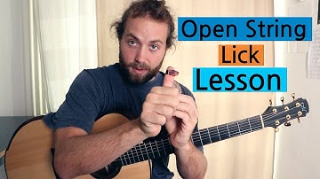 A Minor Open String Lick Lesson With TABS