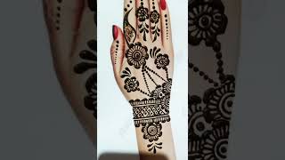 beautiful tricky mehndi design for back hand very simple flower mehndi design for beginners