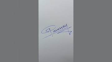 Tanmay Signature | Signature style | Satish Calligraphy #signature