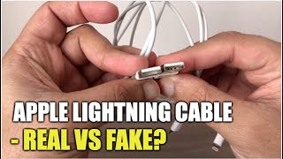 como RECONOCER un cable USB ORIGINAL de APPLE 🤔 cable ORIGINAL vs FALSO 🔌  - RUBEN TECH ! 