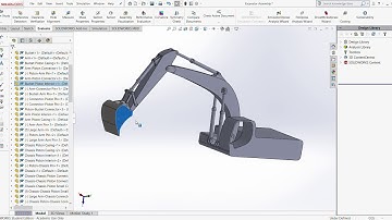 SOLIDWORKS Student Edition   Academic Use Only   Excavator Assembly   12 6 2018 5 35 29 PM