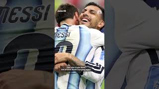 Lionel Messi breaks the record for career goals scored at the World Cup