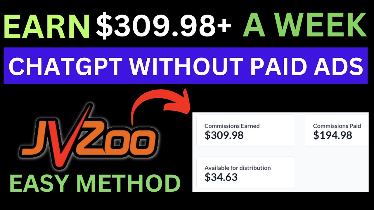 Earn 9.98 Week With ChatGPT & Jvzoo Affiliate Marketing (Step By Step Tutorial) Earn 9.98 Week With ChatGPT & Jvzoo Affiliate Marketing (Step By Step Tutorial)