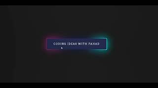 Cursor Follow Animated Border Hover Effects Design using Html, CSS & Javascript UI design