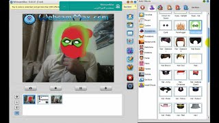 برنامج WebcamMax لتأثيرات كاميرا الويب والكثير من المؤثرات الخاصة التي يمكن أن نضيفها إلى المراسلة screenshot 3