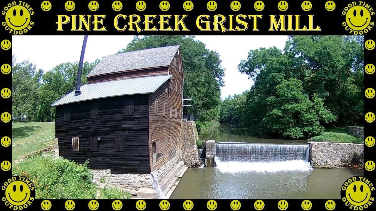 Pine Creek Grist Mill at Wildcat Den State Park - Muscatine, Iowa