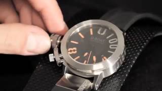 LIMITED EDITION U BOAT CLASSICO U 1001 47mm BLACK DIAL WATCH 6449