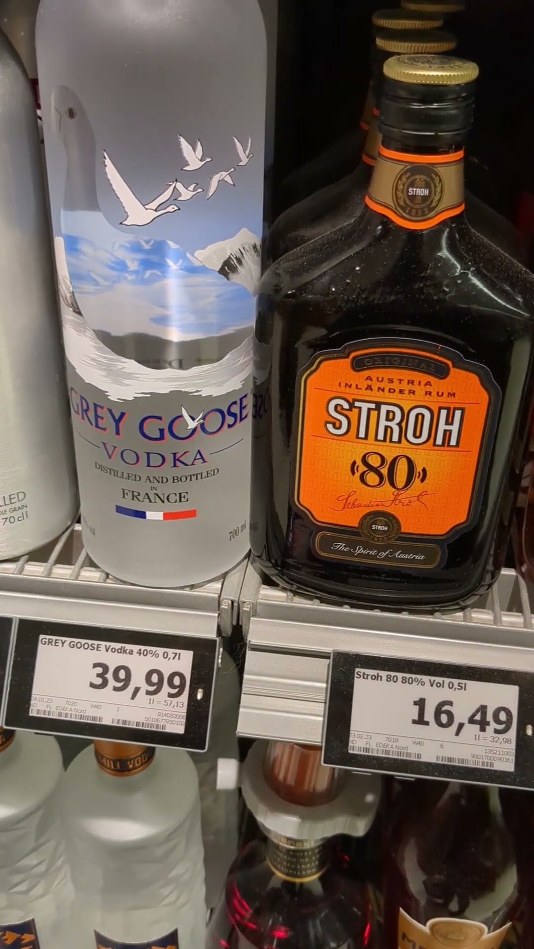 Der Preis für Rum und französische Vodka Grey Goose 😱😱😱 - YouTube