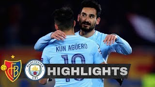 Fc Basel V Manchester City 0-4 Highlights & Goals 1718  - Uefa Champions