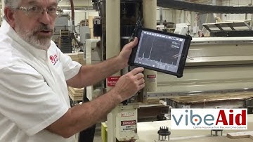 Live VibeAid Spindle Vibration Analysis