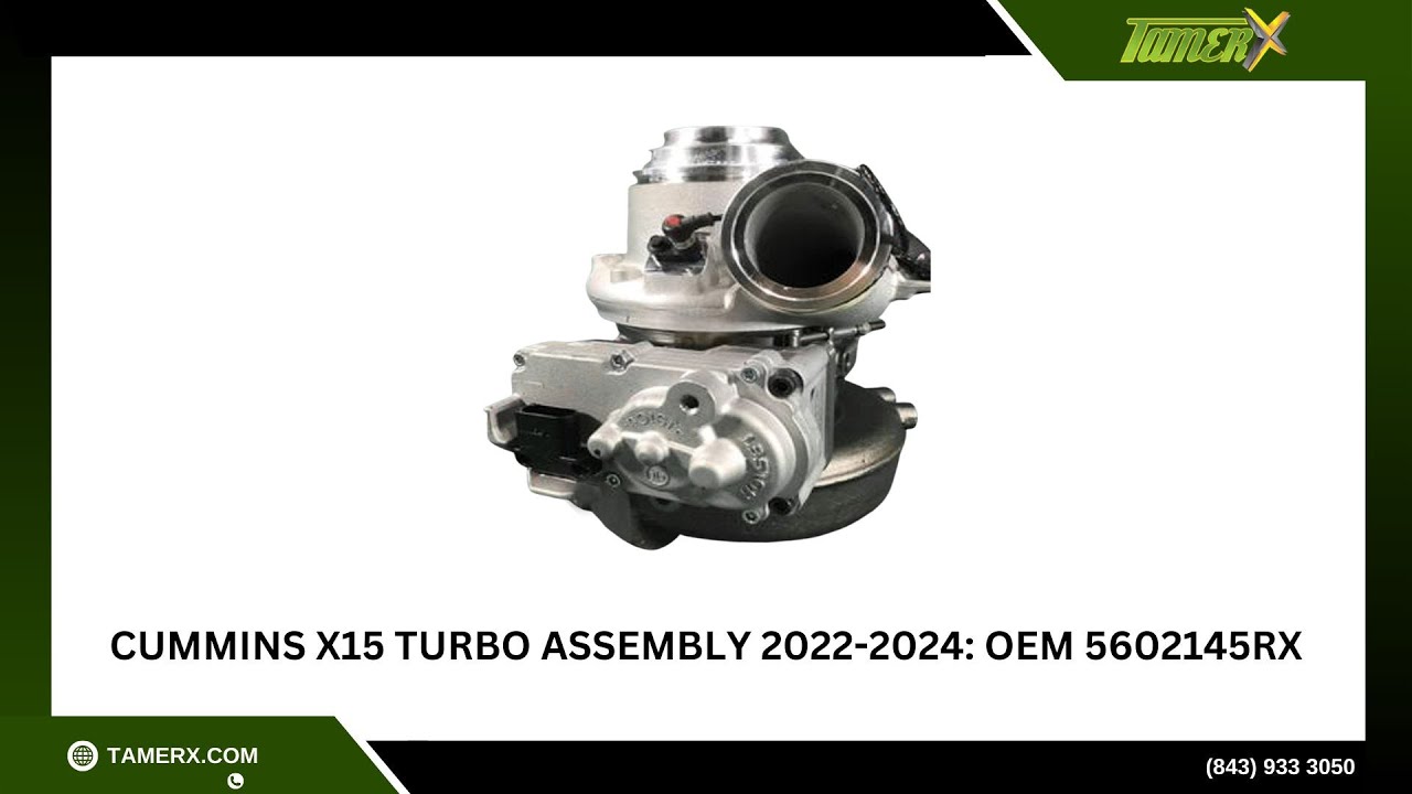 Cummins X15 Turbo Assembly 2022-2024: OEM 5602145RX - YouTube