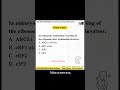 Biology mcq Practices #BiologyMCQ #CSIRNETBiology #NEETBiology #BiologyExamPrep #LifeScienceMCQ