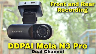 Installed new DDPAI Mola N3 Pro Dual Channel in my Brezza