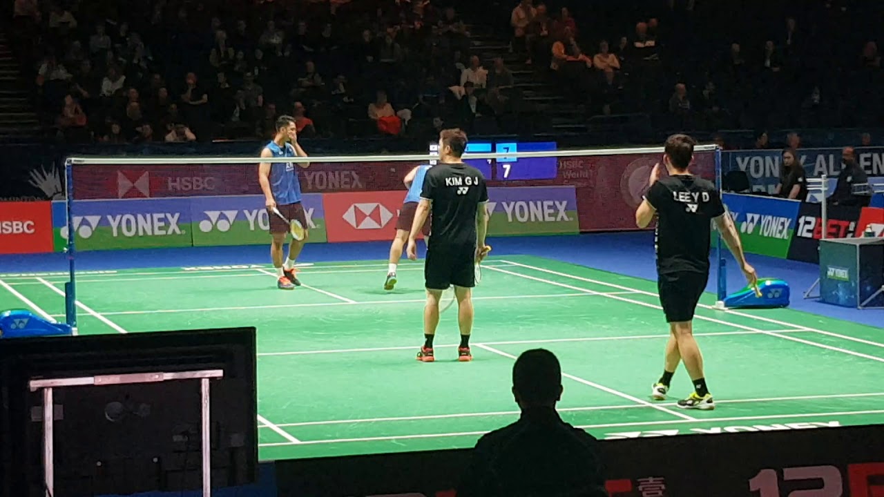 Men's double at all England badminton events 2019 Korea vs China